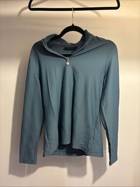 KJUS Light Blue Quarter-Zip